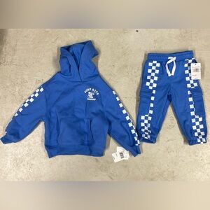 Grayson Little Surf City blue hoodie & sweatpants set size 3T / 18M. New